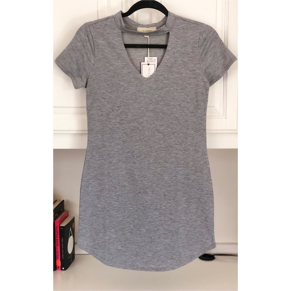 Grey T-Shirt Dress